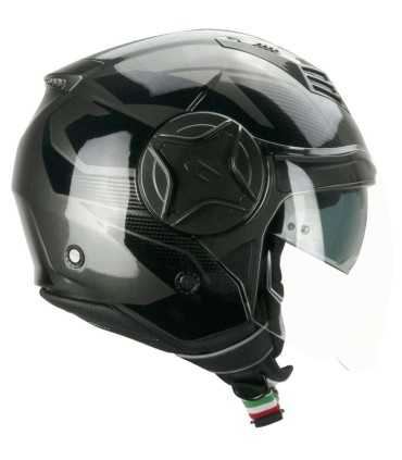 Casco Cgm 129A ILLI Sport grigio nero