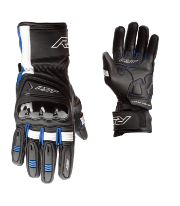 Guanti racing RST Pilot CE nero blu