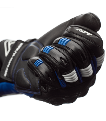 Gants racing RST Pilot CE noir blanc