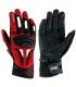 A-Pro Firepower gants en cuir rouge