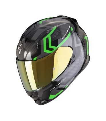 Casco Scorpion Exo 491 Spin nero verde