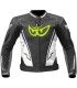 Veste moto Berik Sport 2.0 noir blanc jaune