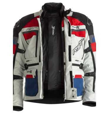 Jacke Touring motorrad RST Adventure-X Airbag blau