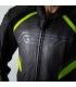 RST Sabre airbag leather jacket black yellow