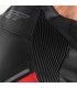 Giacca pelle moto RST Sabre airbag nera rossa