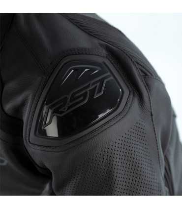 Giacca pelle moto RST Sabre airbag nera