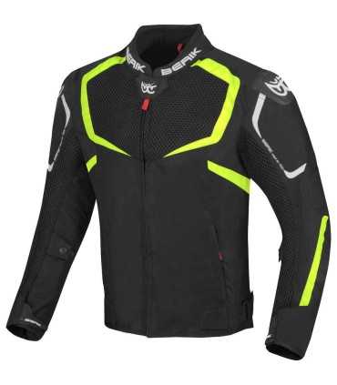 Sommer motorrad jacket Berik Speed air gelb