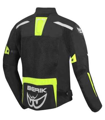 Veste moto été Berik Speed air jaune