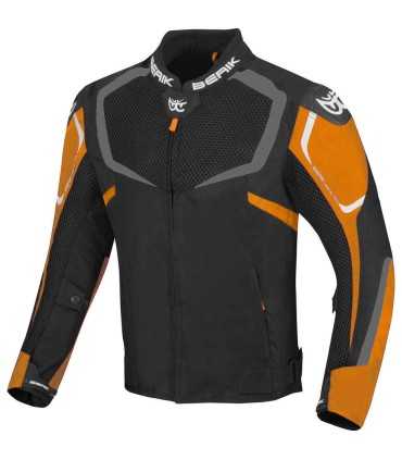 Giacca moto estiva Berik Speed air arancio