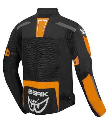 Giacca moto estiva Berik Speed air arancio