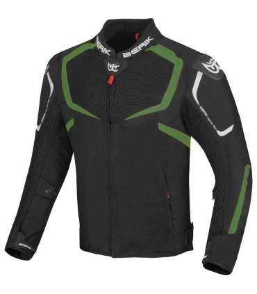 Giacca moto estiva Berik Speed air verde militare