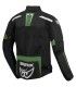 Sommer motorrad jacket Berik Speed air grun militar