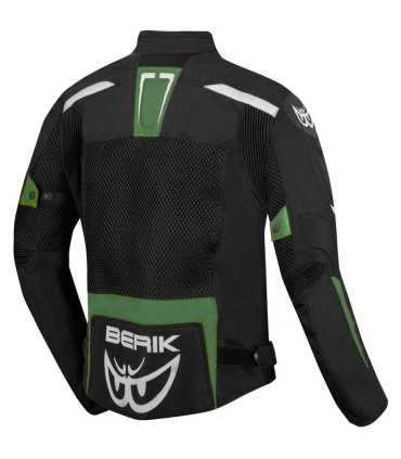 Veste moto été Berik Speed air vert militaire