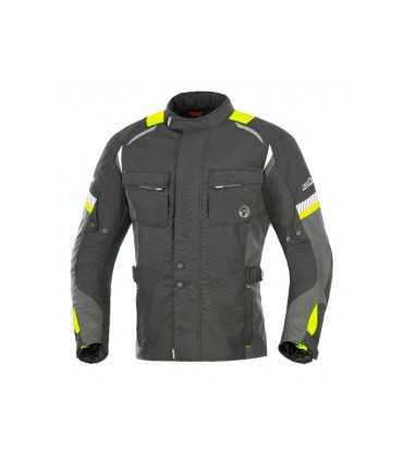 Giacca moto bambino Buse Breno black yellow