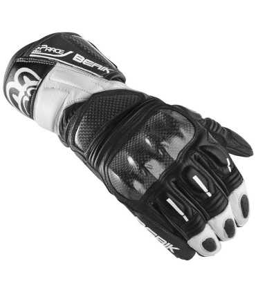 Gants moto racing Berik Pista 2.0 noir blanc