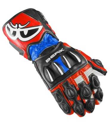 Guanti racing Berik Pista rosso blu