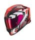 Casco Scorpion Exo R1 Evo carbon air Supra rosso