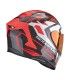 Casque Scorpion Exo R1 Evo carbon air Supra rouge