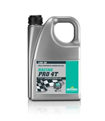 Huile motor Motorex Racing Pro 4T 15w50 4 litres