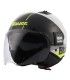 Casque jet Blauer Bet Urban blanc jaune