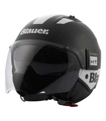 Casco jet Blauer Bet HT nero bianco