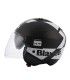 Casco jet Blauer Bet HT nero bianco