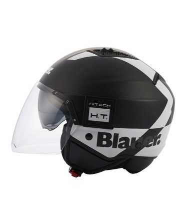 Casco jet Blauer Bet HT nero bianco