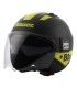 Casco jet Blauer Bet HT nero giallo