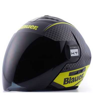 Casco Blauer Real Graphic B titanio opaco giallo