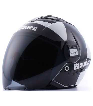 Casco Blauer Real Graphic A nero bianco