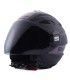 Casco jet Blauer Brat nero opaco titanio