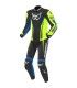 Combinaison moto cuir Berik Monza 2 fluo