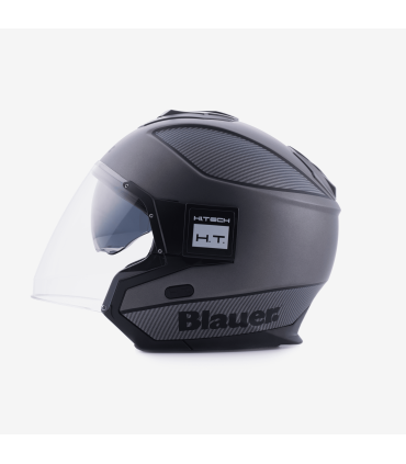 Casco Blauer Solo BTR titanio Carbonio