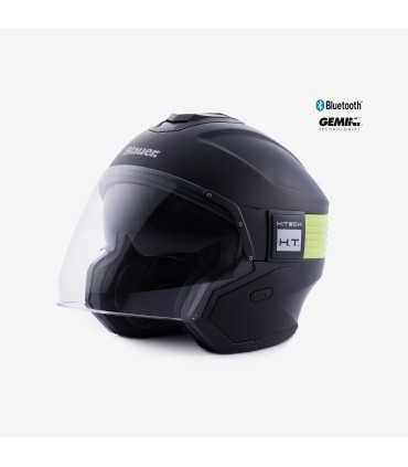 Helm Blauer Hacker BTR schwarz gelb