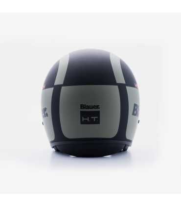 Casco jet Blauer Pilot 1.1 G Graphic nero verde opaco