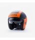 Casco jet Blauer Pilot 1.1 G Graphic nero arancio opaco