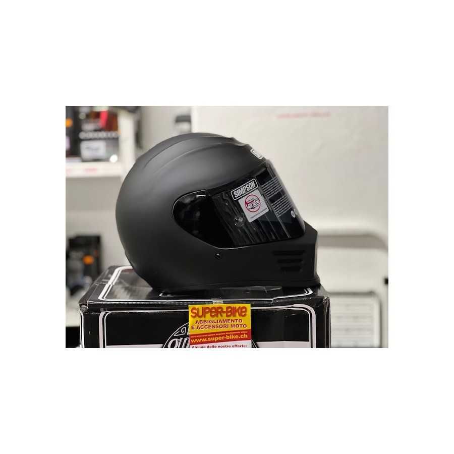 Casco integrale moto Simpson Speed nero opaco