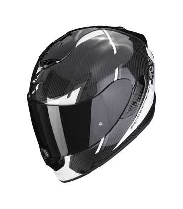 Casque intégral Scorpion Exo 1400 Carbon air Evo Kendal blanc