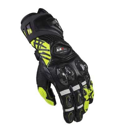 Motorrad handschuhe LS2 Feng gelb