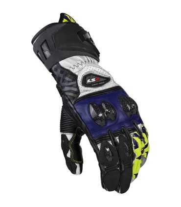 Gants racing LS2 Feng bleu