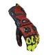 Motorrad handschuhe LS2 Feng rot gelb