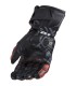 Motorrad handschuhe LS2 Feng schwarz rot