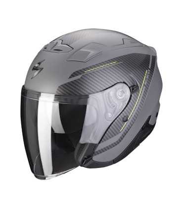 Casco jet Scorpion Exo-230 Fenix grigio giallo