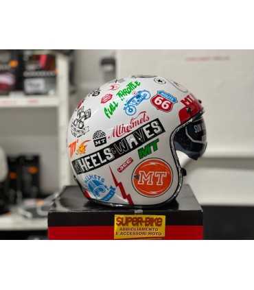 Casco jet Mt Helmets Le Mans 2 Sv Anarchy A0