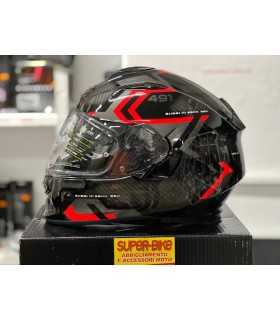 Casque Scorpion Exo 491 Spin noir rouge