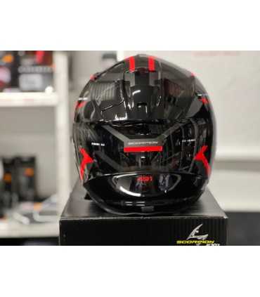 Casco Scorpion Exo 491 Spin nero rosso