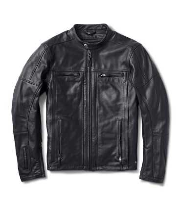 ROLAND SANDS LINDEN 74 giacca moto pelle nera