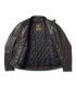 ROLAND SANDS LINDEN 74 veste en cuir marron