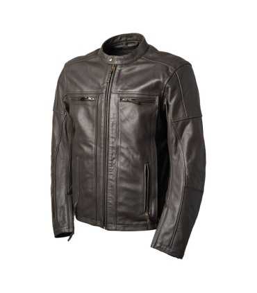 ROLAND SANDS LINDEN 74 giacca moto pelle marrone