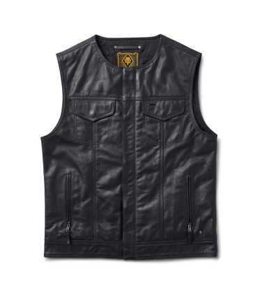 Gilet in pelle moto ROLAND SANDS LEWIS 74